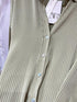 Striped Drop Shoulder Button Down Shirt